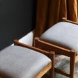 Paire de tabourets scandinaves