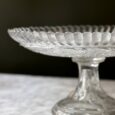 Compotier ancien en verre