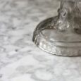 Compotier ancien en verre