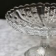 Compotier ancien en verre