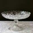 Compotier ancien en verre