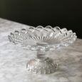 Compotier ancien en verre