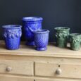 Cache pot vase en terre cuite