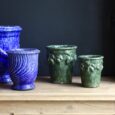 Cache pot vase en terre cuite