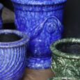 Cache pot vase en terre cuite
