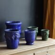 Cache pot vase en terre cuite