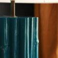 Lampe piètement bambou vintage