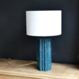 Lampe piètement bambou vintage