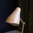 Lampe articulée beige orangée