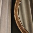 Miroir ancien, forme ovale