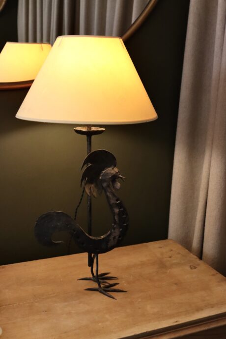 dealeuse-boutique-decoration-vintage-lampe-luminaire-coq-ancien-objet-unique