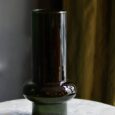 Vase en verre, couleur vert bouteille