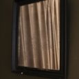 Petit miroir, cadre bois noir