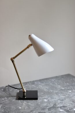 dealeuse-boutique-decoration-vintage-lampe-ancienne-luminaire-articulée-laiton-ancienne-creation-abat-jour-sur-mesure