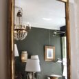 Grand miroir ancien, fin XIXe