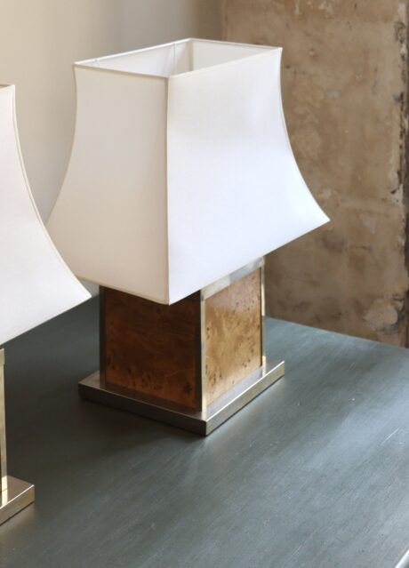dealeuse-boutique-decoration-vintage-lampe-luminaire-loupe-orme-annees-70-seventies-ancien-creation-abat-jour-sur-mesure