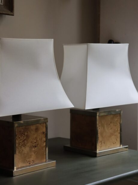 dealeuse-boutique-decoration-vintage-lampe-luminaire-loupe-orme-annees-70-seventies-ancien-creation-abat-jour-sur-mesure