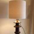 Lampe isolateur, abat-jour sur mesure