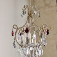 Lustre Italien ancien, à pampilles