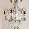 Lustre Italien ancien, à pampilles