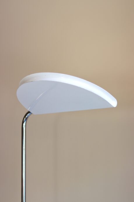 dealeuse-boutique-decoration-paris-vintage-lampe-luminaire-lampadaire-ancien-desing-mezzaluna-bruno-gecchelin-skipper-metal-métal-chrome-chromé-fabrication-italie