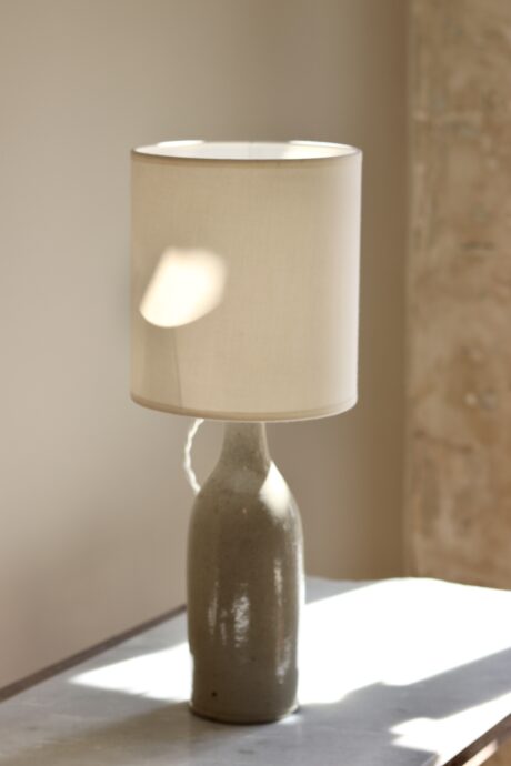 dealeuse-boutique-decoration-vintage-lampe-luminaire-ceramique-emaillee-ancien-creation-abat-jour-sur-mesure